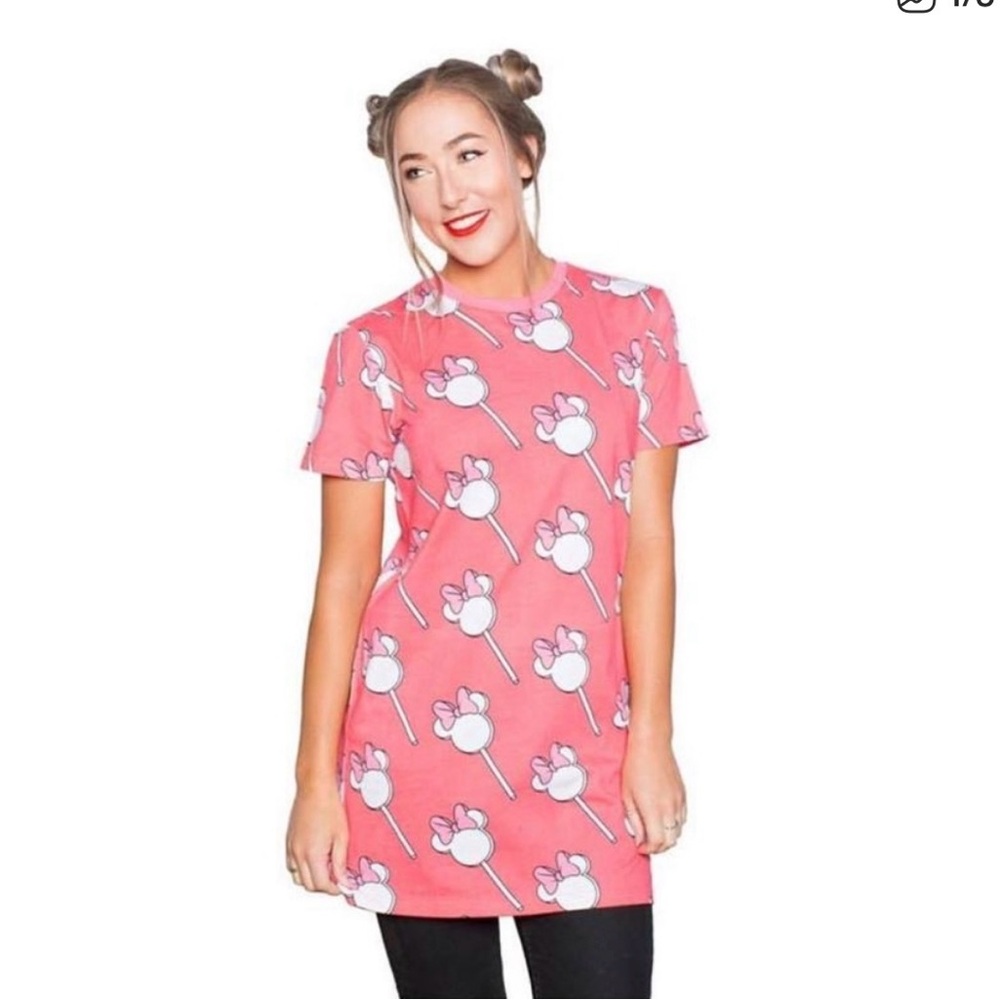 Cakeworthy Minnie Mouse Lollipop T-Shirt Dress